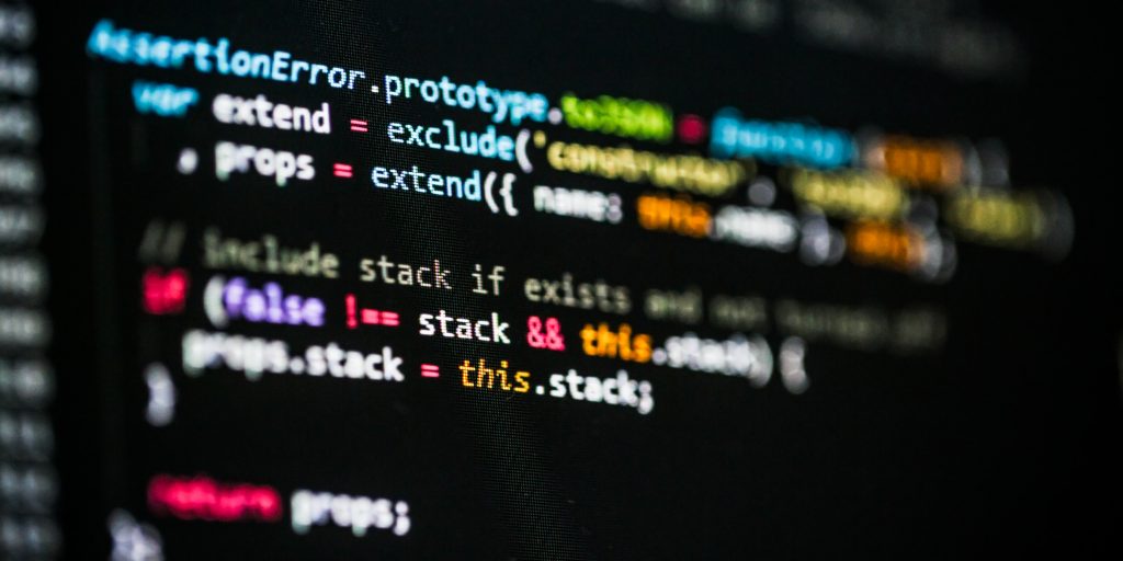 illustration écran de codes informatiques